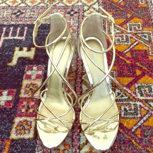 Talisia Gianni Bini strappy metallic dress sandal